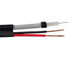 RG 59U Coaxial Cable 75 Ohm AL Braid 60% Coverage with 2 Core Power - Siamese Type